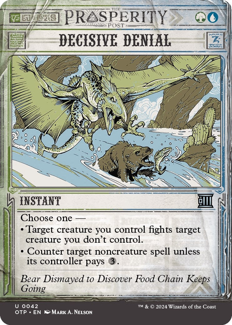 Decisive Denial (42) [OTP] - MTG Single