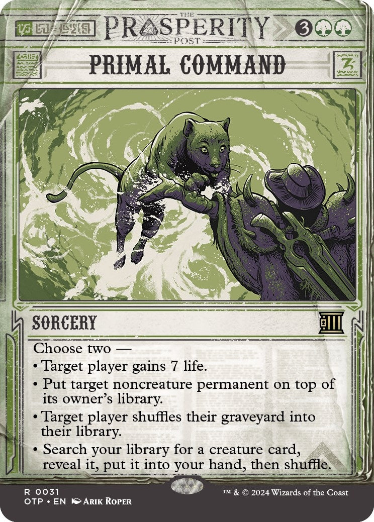 Primal Command (31) [OTP] - MTG Single