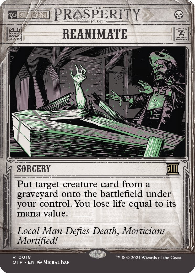 Reanimate (18) [OTP] - MTG Single