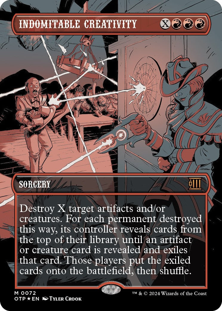 Indomitable Creativity (Textured Foil) (72) [OTP] - MTG Single