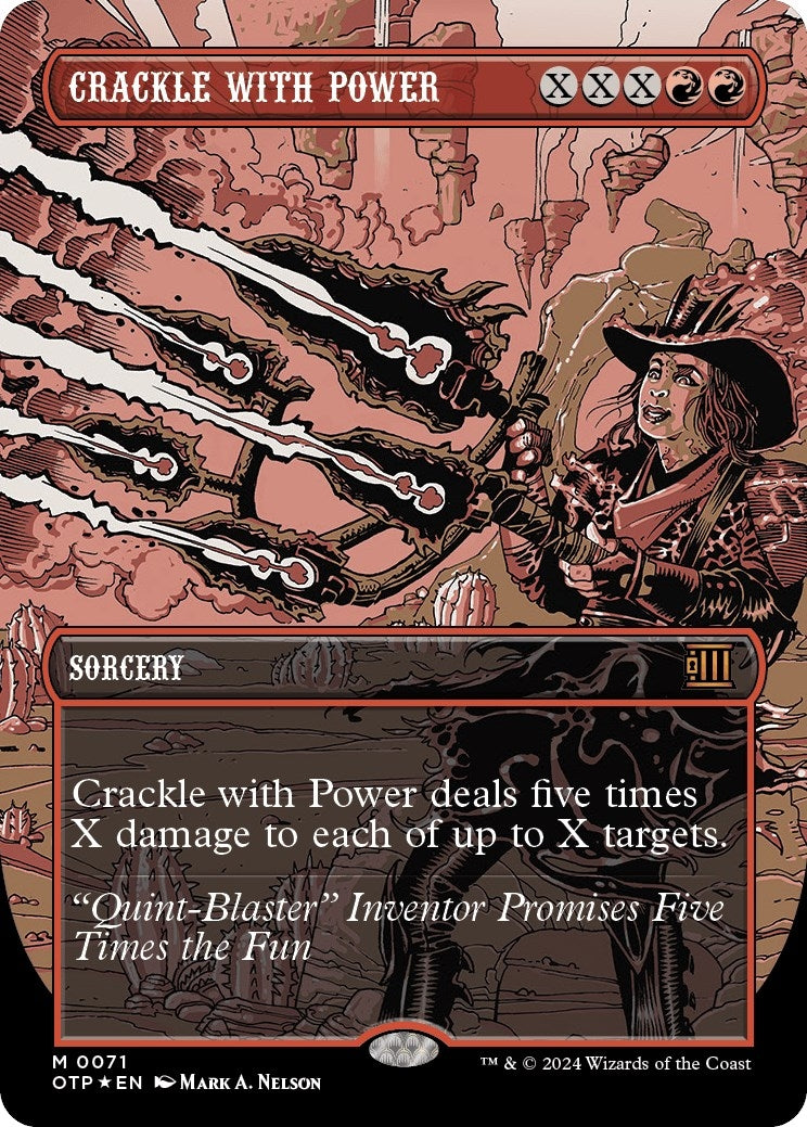 Crackle with Power (Textured Foil) (71) [OTP] - MTG Single