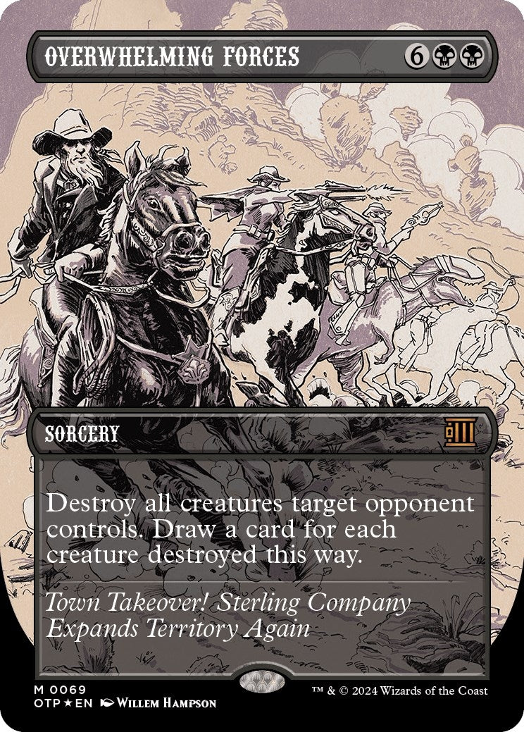 Overwhelming Forces (Textured Foil) (69) [OTP] - MTG Single