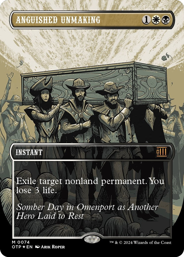 Anguished Unmaking (Textured Foil) (74) [OTP] - MTG Single