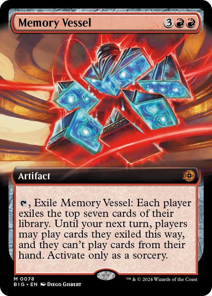 Memory Vessel (Extended Art) (78) [BIG] - MTG Single