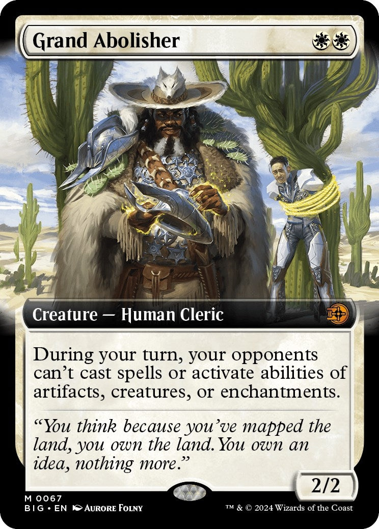 Grand Abolisher (Extended Art) (67) [BIG] - MTG Single