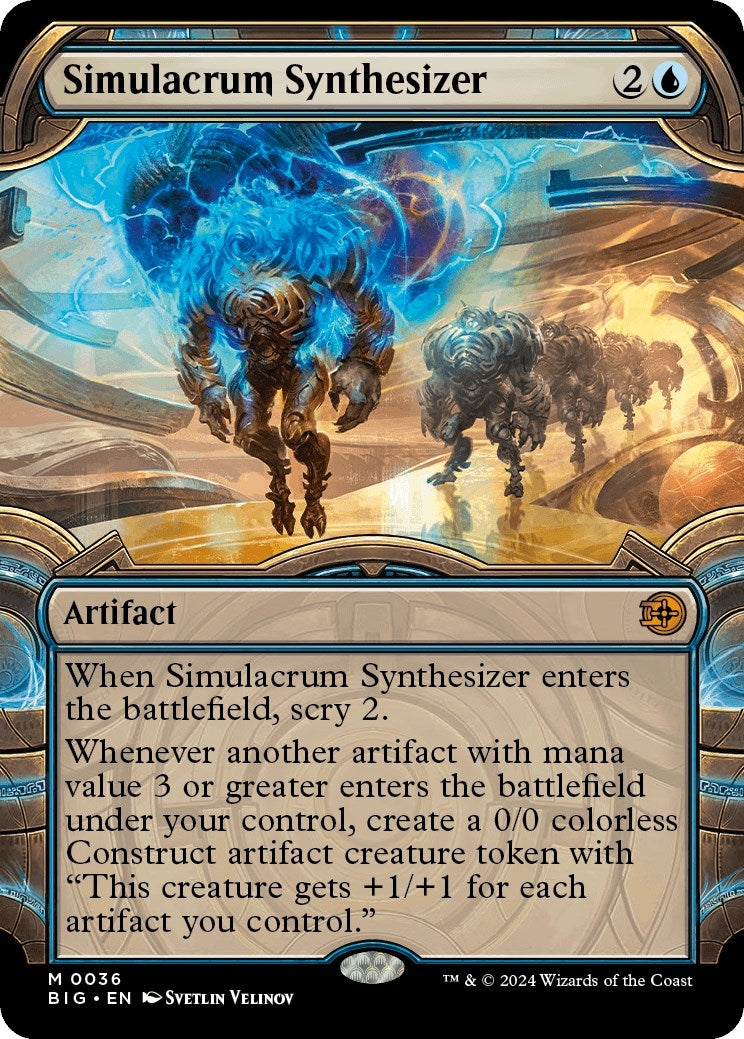 Simulacrum Synthesizer (Showcase) (36) [BIG] - MTG Single