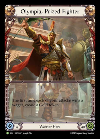 Olympia Prized Fighter - HER107 (107) [PR] - Flesh and Blood TCG Single