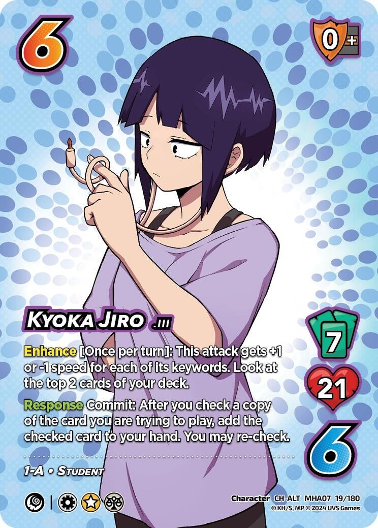 Kyoka Jiro (Alternate Art) (19) [MHA7] - UniVersus Single