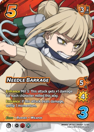 Needle Barrage (Alternate Art) (3) [MHA7] - UniVersus Single