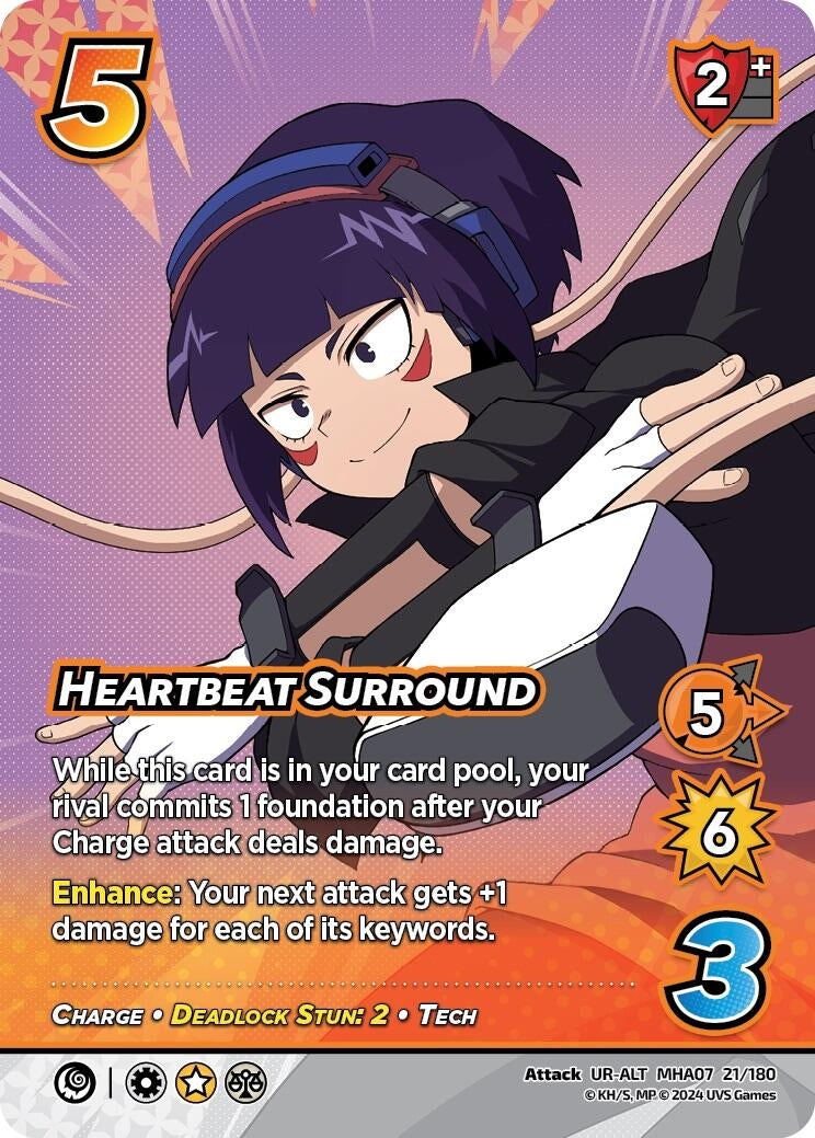 Heartbeat Surround (Alternate Art) (21) [MHA7] - UniVersus Single