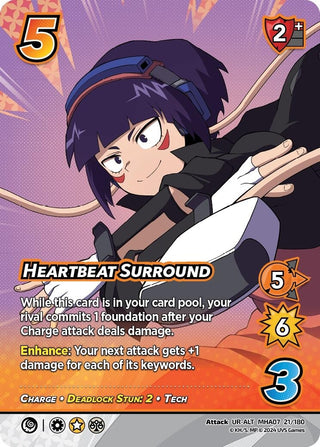 Heartbeat Surround (Alternate Art) (21) [MHA7] - UniVersus Single