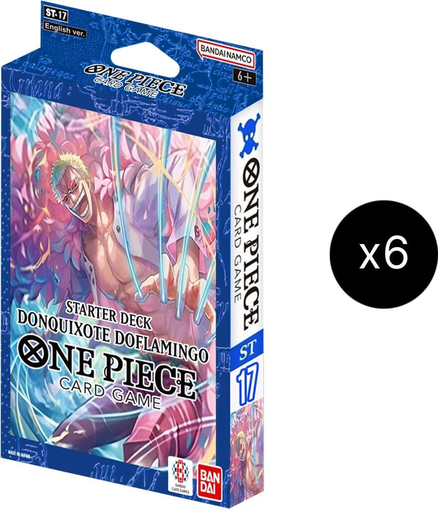 Starter Deck 17: BLUE Donquixote Doflamingo Display (ST-17) - One Piece Card Game Sealed