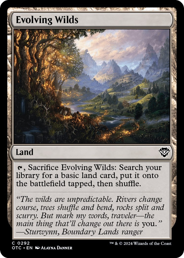 Evolving Wilds (292) [OTC] - MTG Single