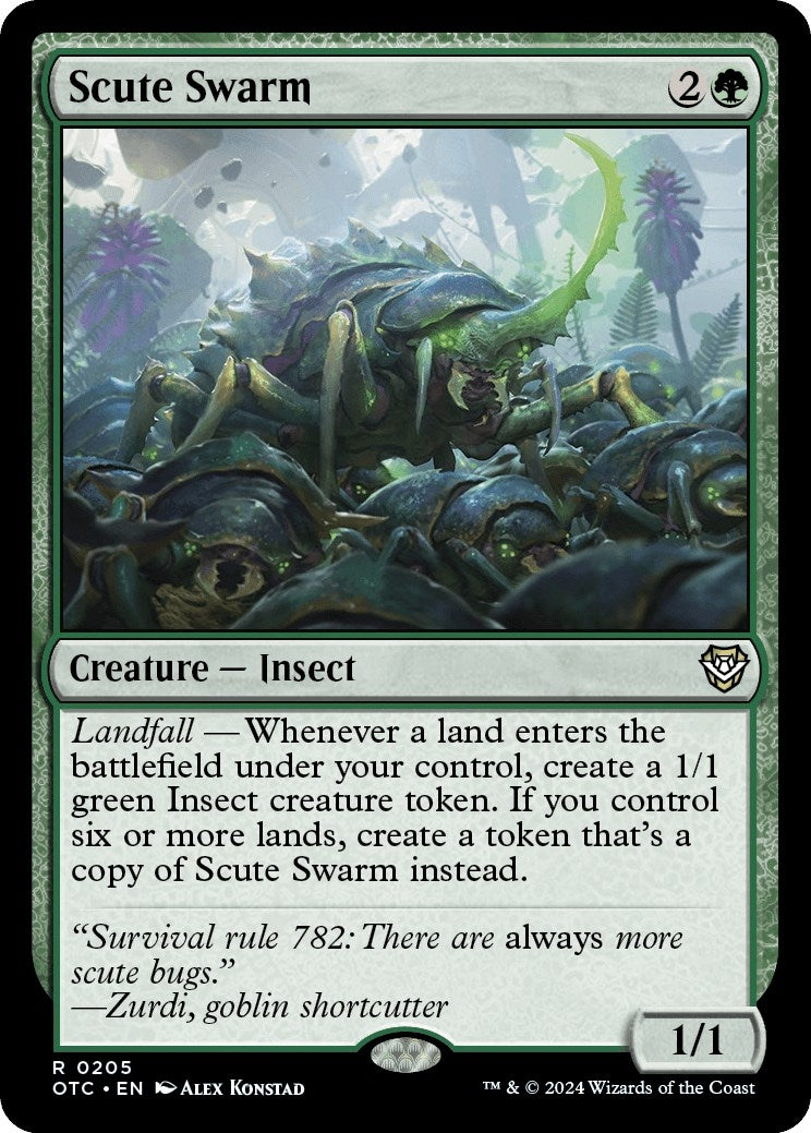Scute Swarm (205) [OTC] - MTG Single