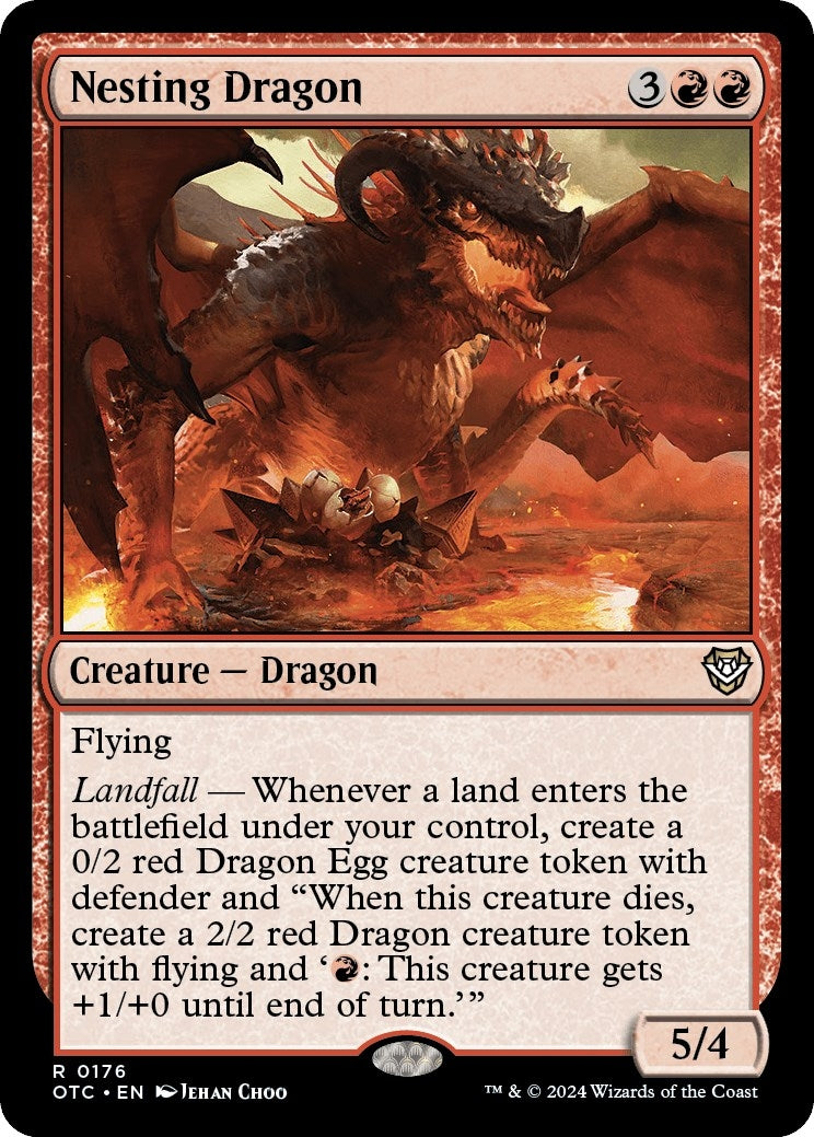 Nesting Dragon (176) [OTC] - MTG Single