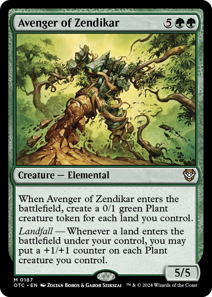 Image for Avenger of Zendikar (187) (Outlaws of Thunder Junction) - Magic: The Gathering