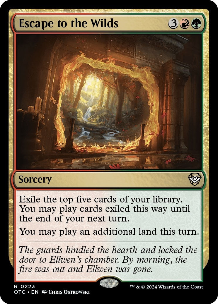 Escape to the Wilds (223) [OTC] - MTG Single