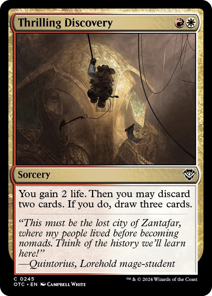 Thrilling Discovery (245) [OTC] - MTG Single