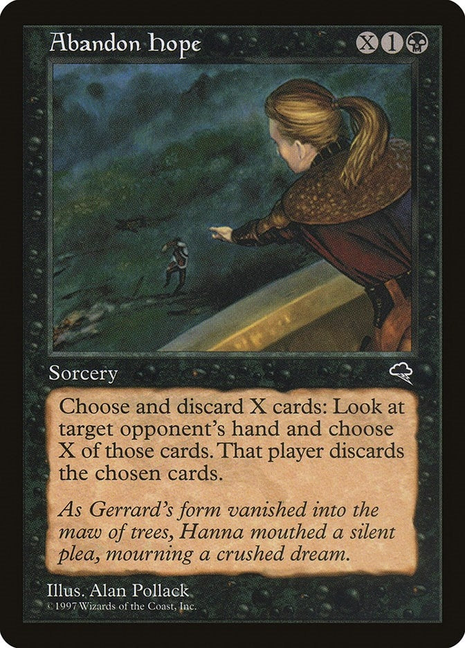 Abandon Hope (107) [TMP] - MTG Single