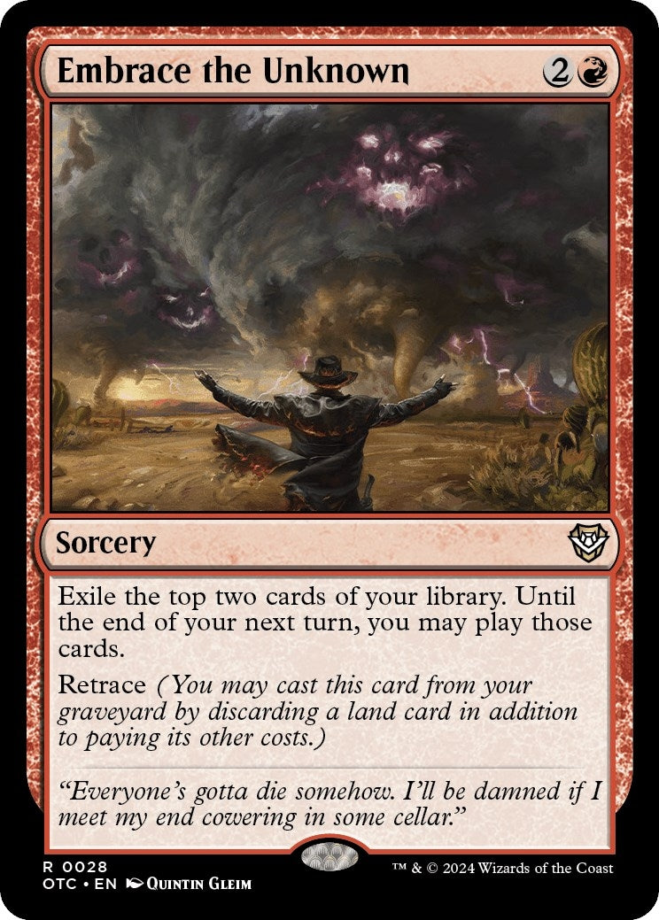 Embrace the Unknown (28) [OTC] - MTG Single