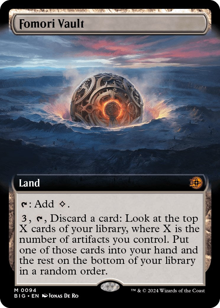 Fomori Vault (Extended Art) (94) [BIG] - MTG Single