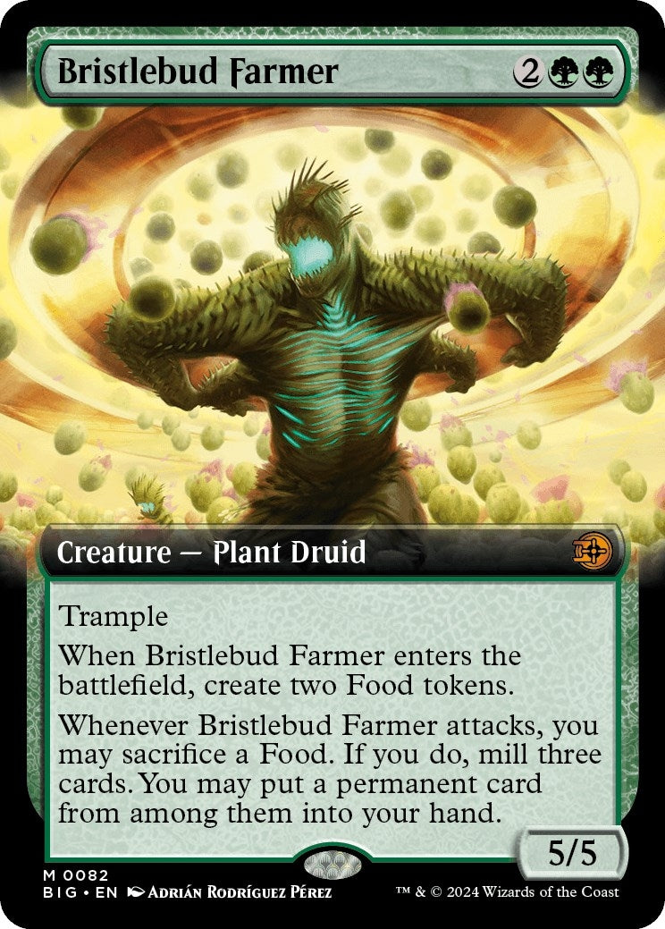 Bristlebud Farmer (Extended Art) (82) [BIG] - MTG Single
