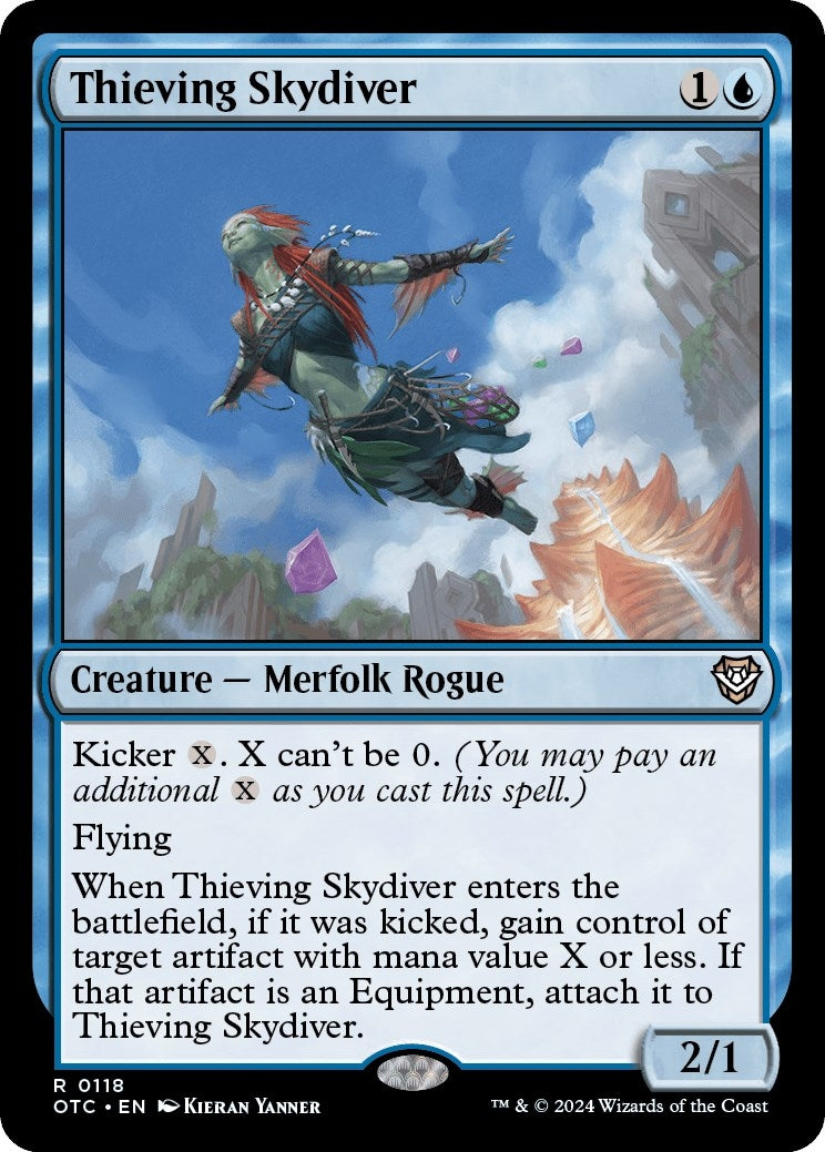 Thieving Skydiver (118) [OTC] - MTG Single