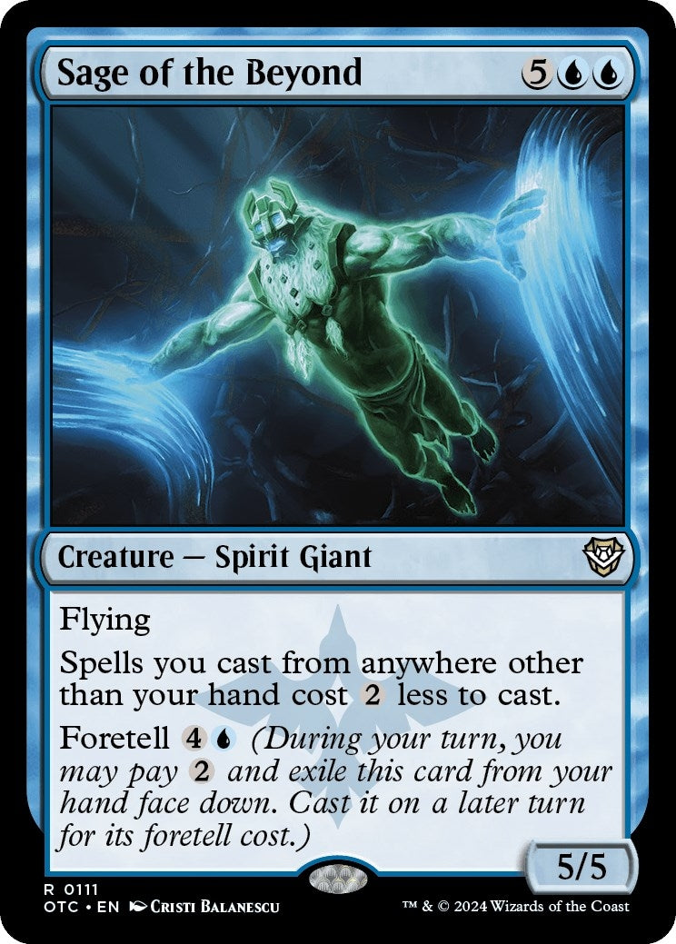 Sage of the Beyond (111) [OTC] - MTG Single