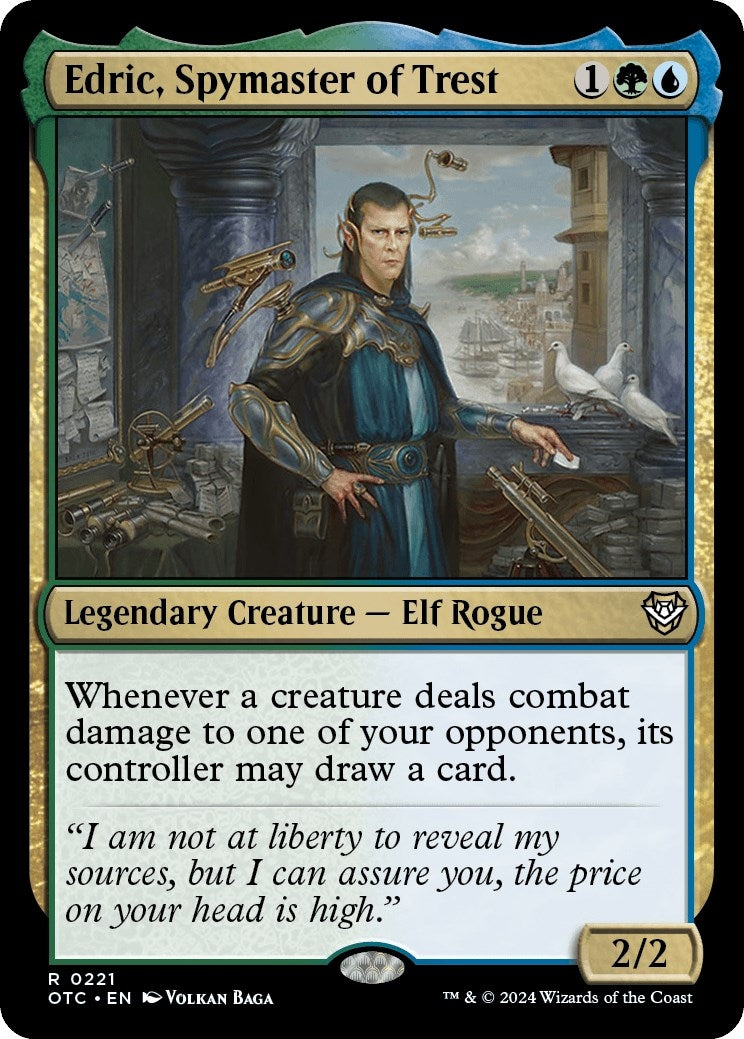 Edric Spymaster of Trest (221) [OTC] - MTG Single