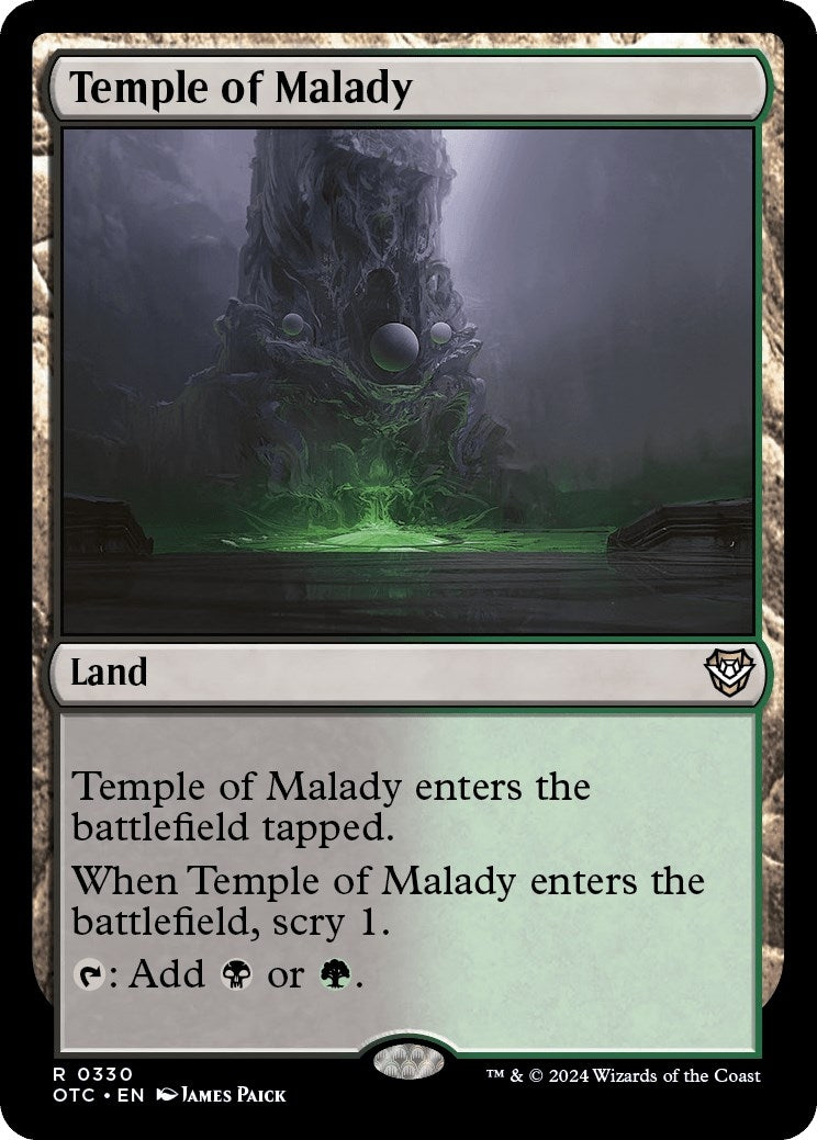 Temple of Malady (330) [OTC] - MTG Single