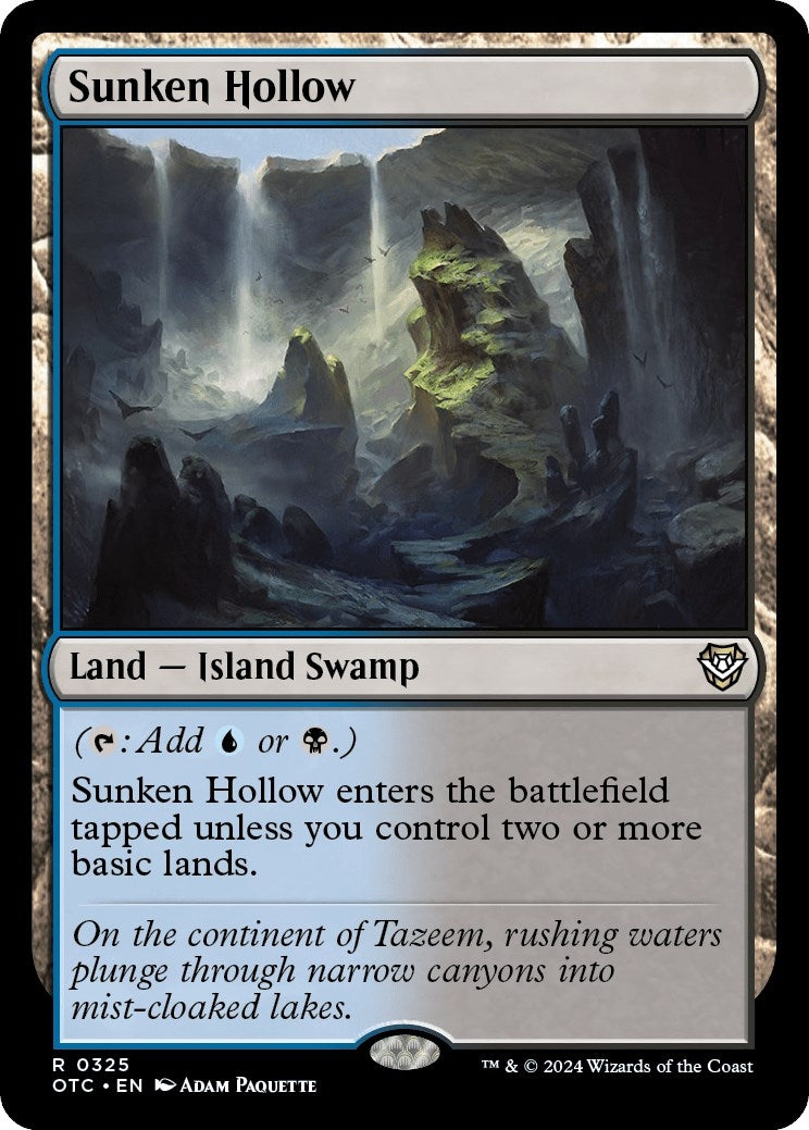 Sunken Hollow (325) [OTC] - MTG Single