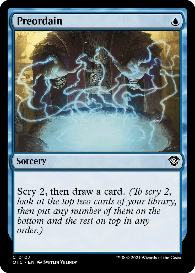 Preordain (107) [OTC] - MTG Single