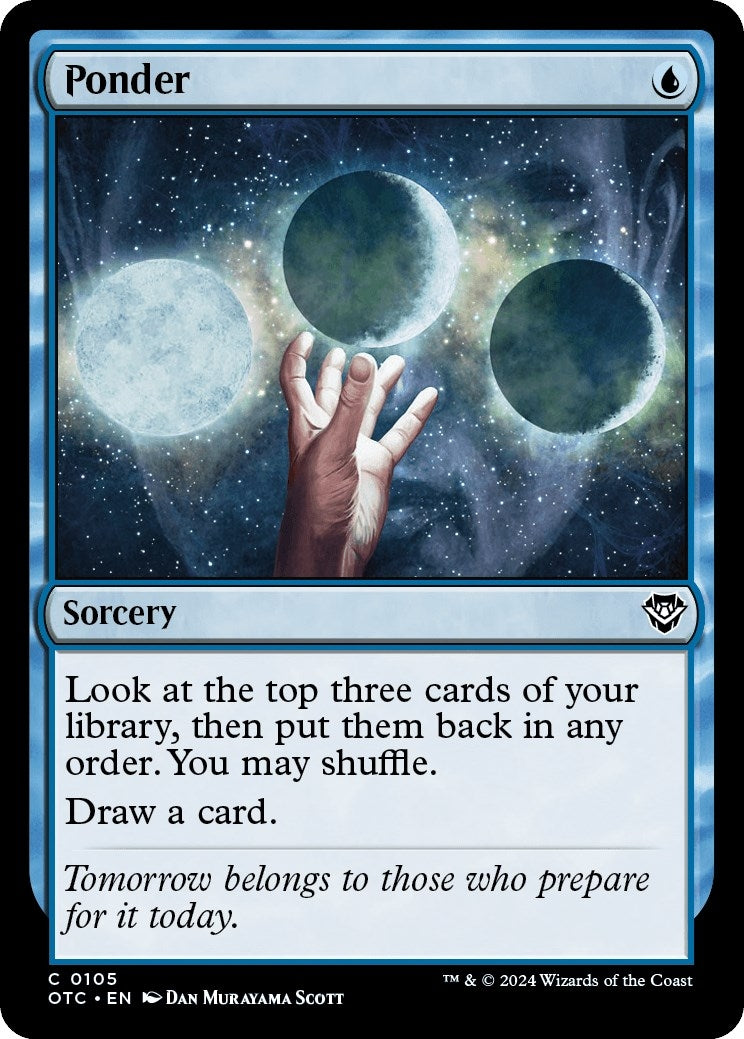 Ponder (105) [OTC] - MTG Single