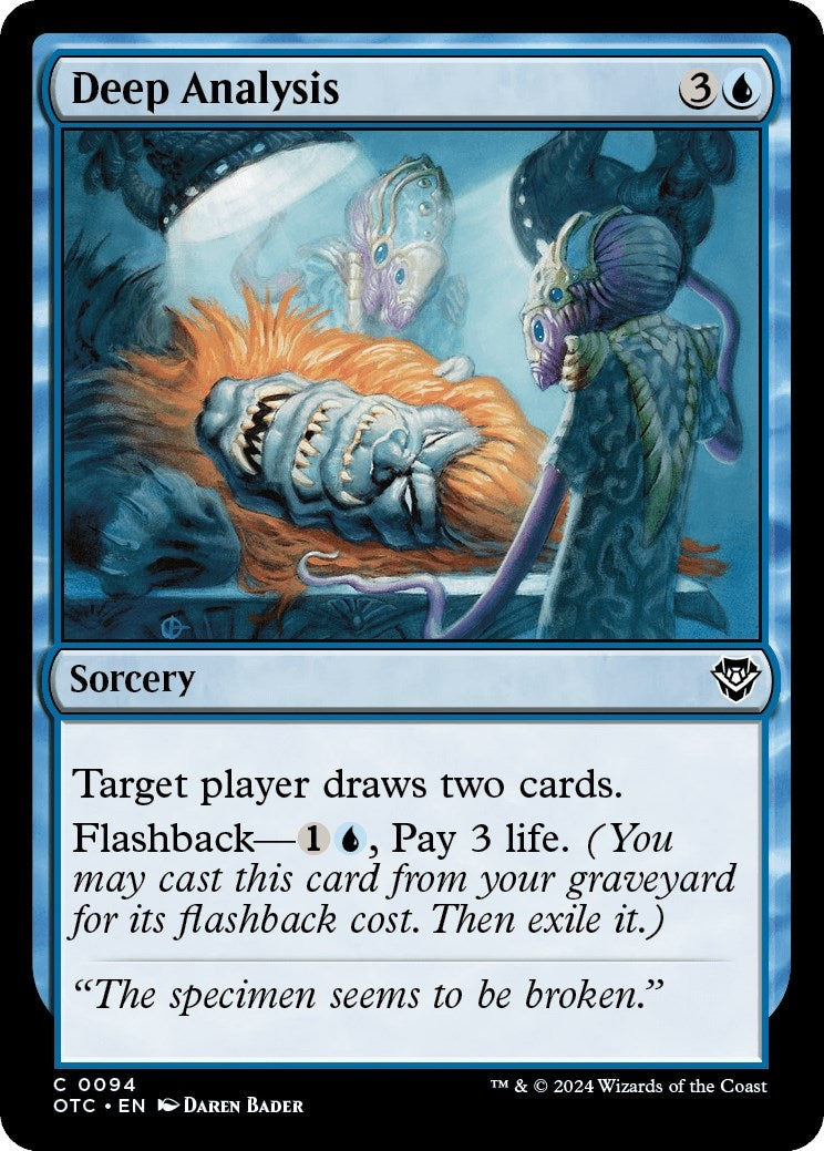 Deep Analysis (94) [OTC] - MTG Single