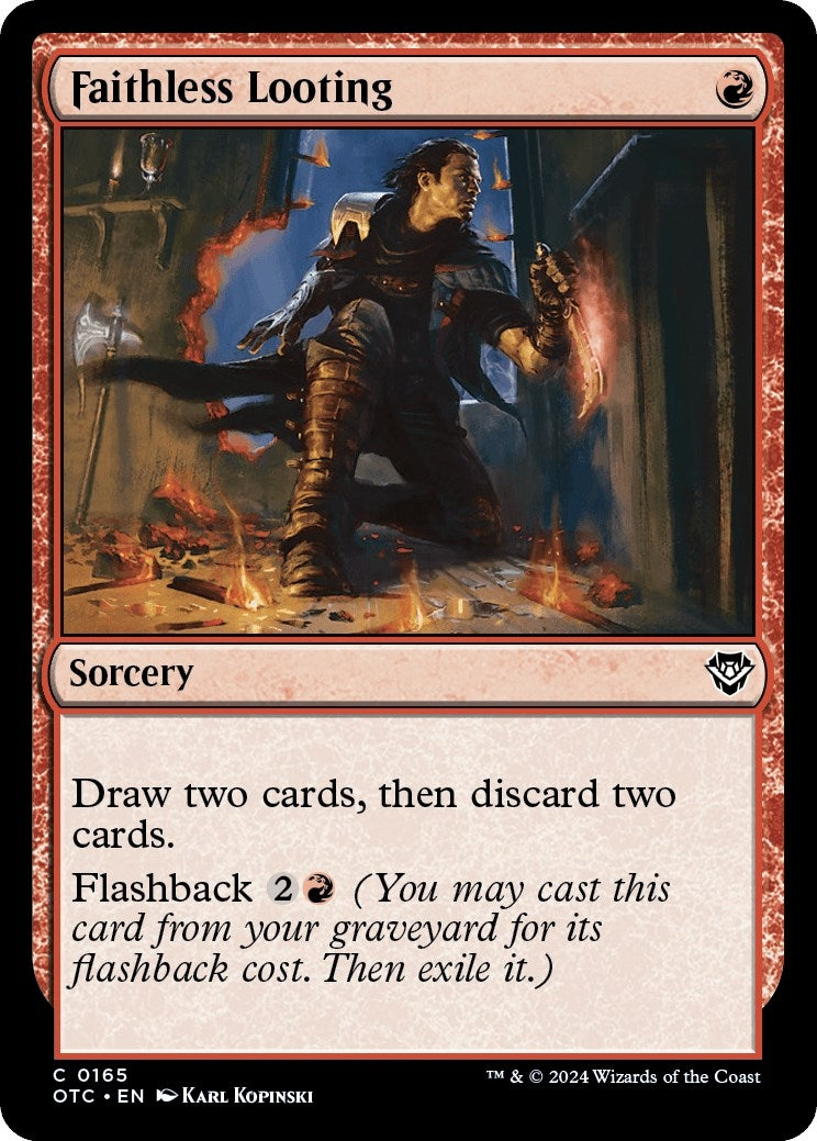 Faithless Looting (165) [OTC] - MTG Single