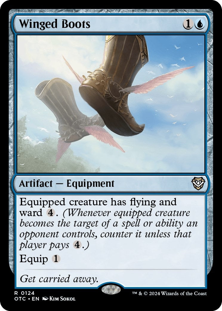 Winged Boots (124) [OTC] - MTG Single