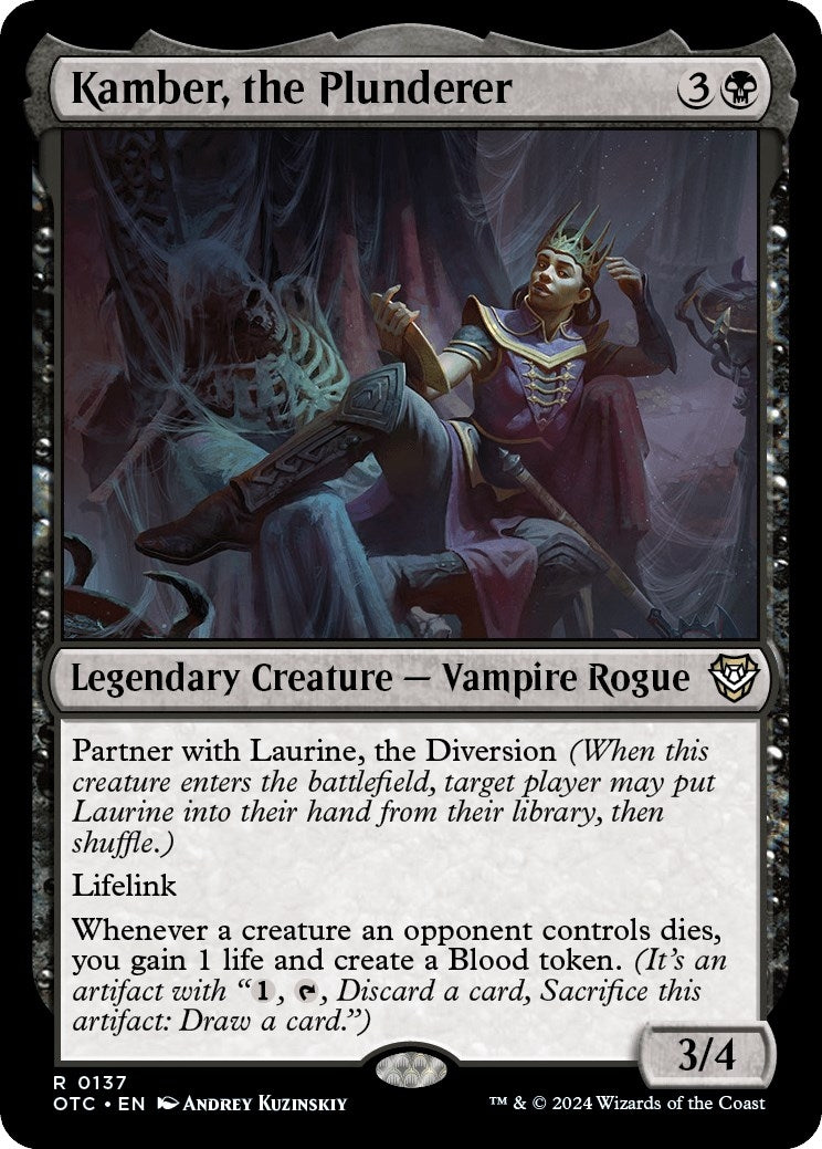 Kamber the Plunderer (137) [OTC] - MTG Single