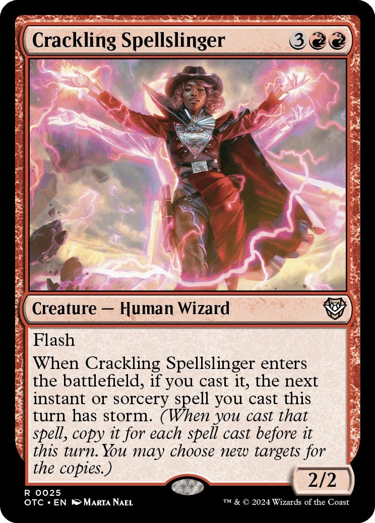 Crackling Spellslinger (25) [OTC] - MTG Single