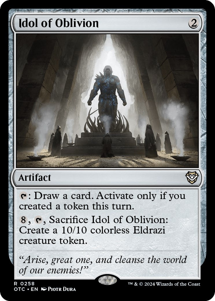 Idol of Oblivion (258) [OTC] - MTG Single