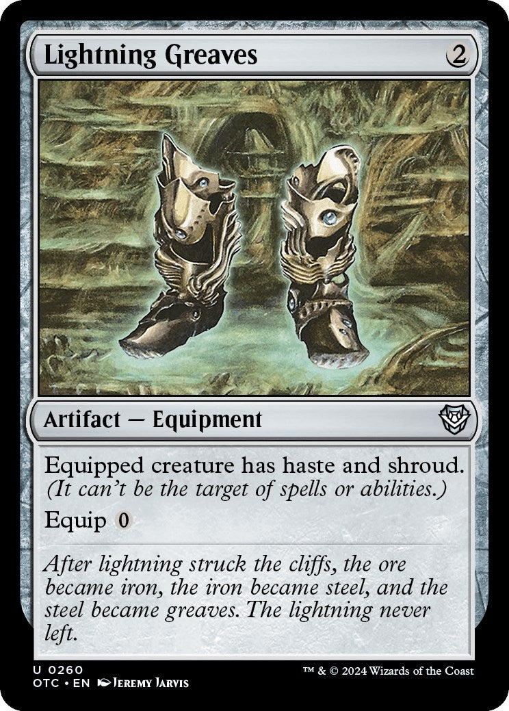 Lightning Greaves (260) [OTC] - MTG Single