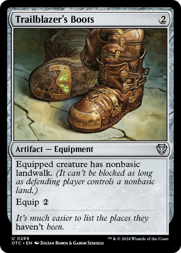 Trailblazer’s Boots (269) [OTC] - MTG Single