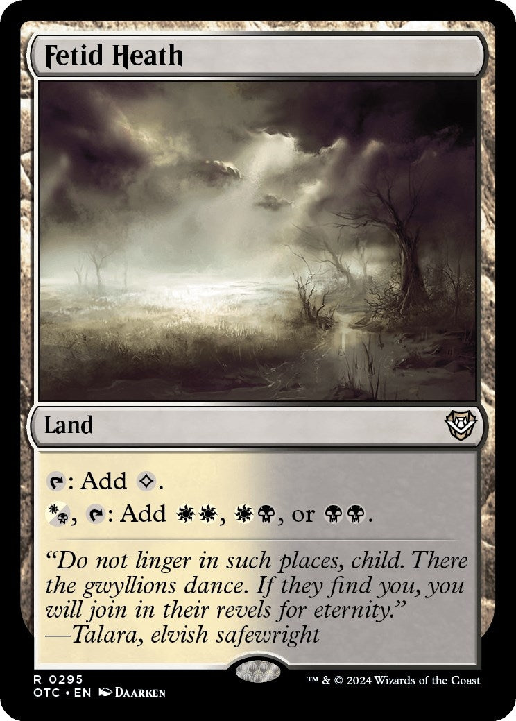 Fetid Heath (295) [OTC] - MTG Single