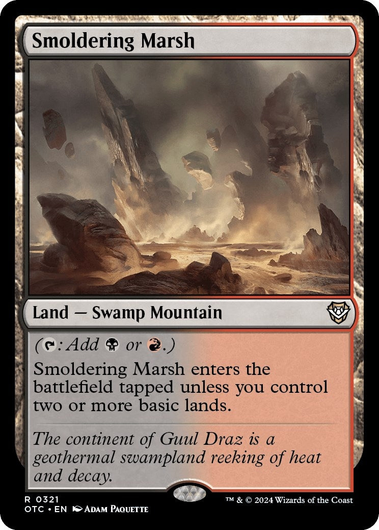 Smoldering Marsh (321) [OTC] - MTG Single