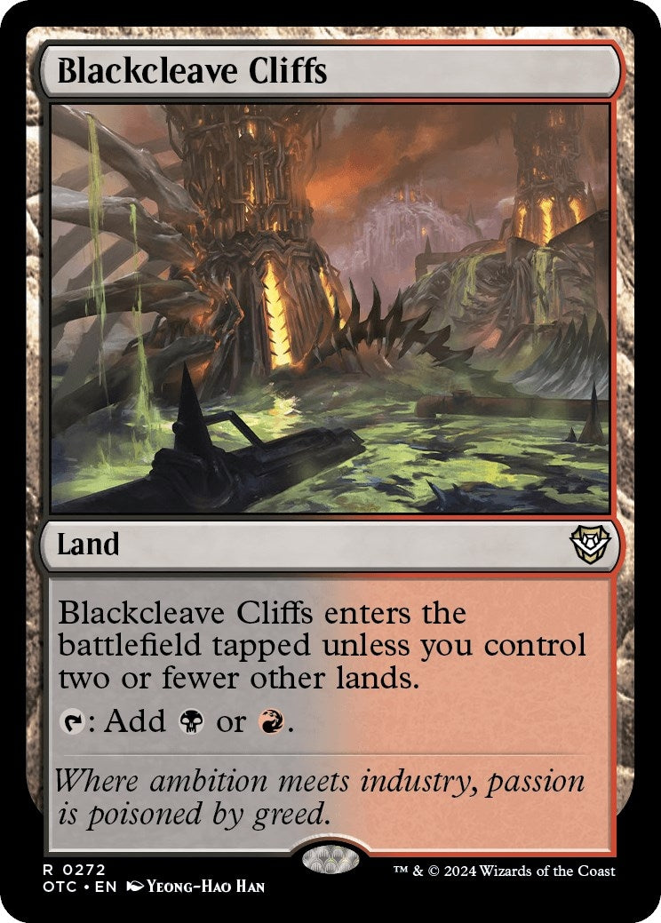 Blackcleave Cliffs (272) [OTC] - MTG Single