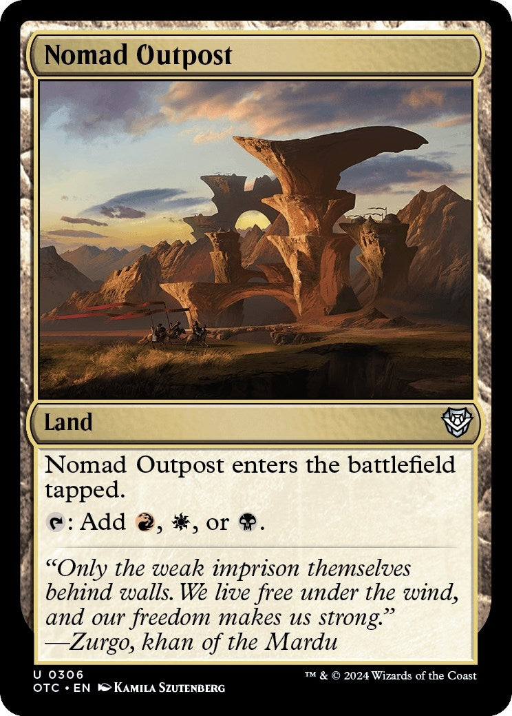 Nomad Outpost (306) [OTC] - MTG Single