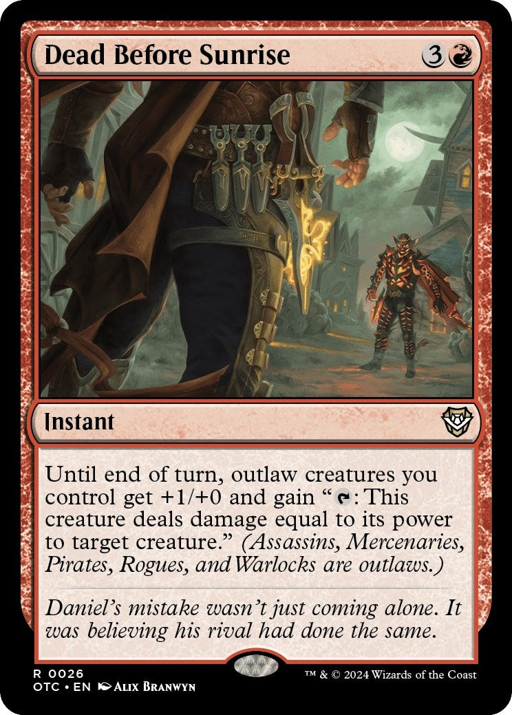 Dead Before Sunrise (26) [OTC] - MTG Single