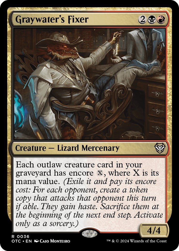 Graywater’s Fixer (36) [OTC] - MTG Single