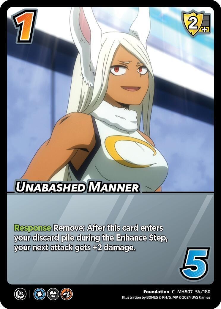 Unabashed Manner (54) [MHA7] - UniVersus Single
