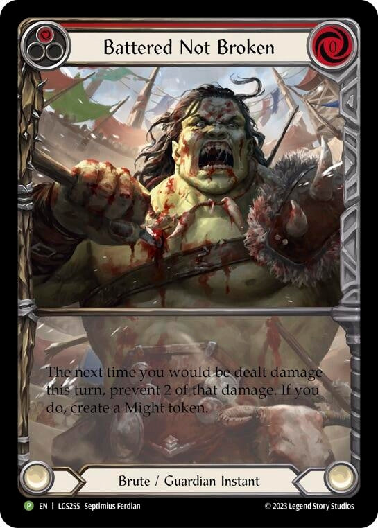 Battered Not Broken - LGS255 (255) [PR] - Flesh and Blood TCG Single