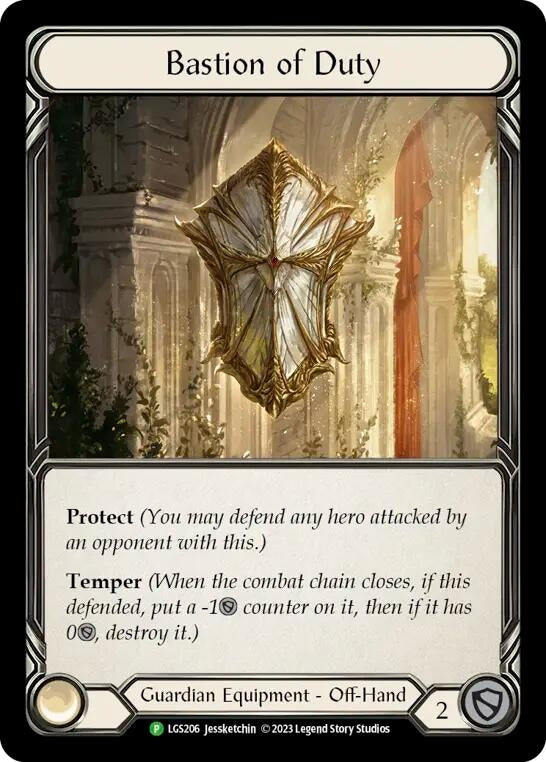 Bastion of Duty - LGS206 (206) [PR] - Flesh and Blood TCG Single